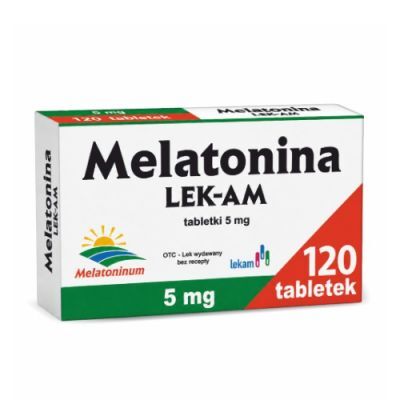 Melatonina LEK-AM 5 mg, 120 tabletek