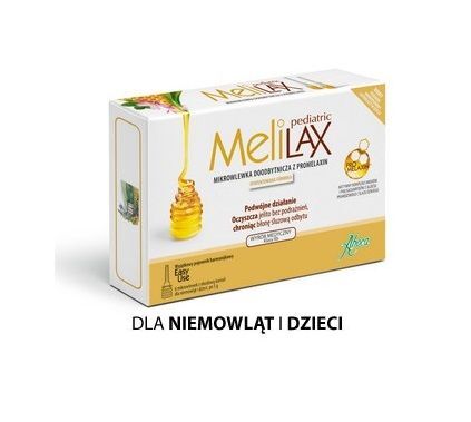 MELILAX PEDIATRIC mikrowlewka doodbytnicza dla dzieci 6 mikrowlewek po 5 g