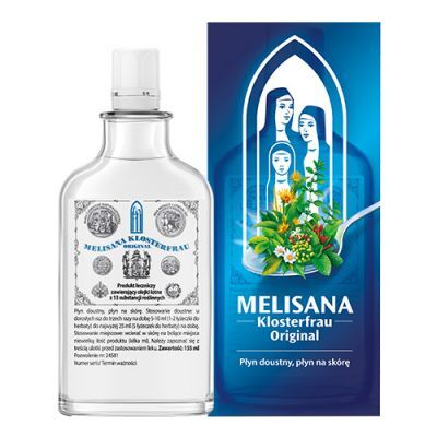Melisana Klosterfrau Original Płyn doustny, płyn na skórę, 155 ml