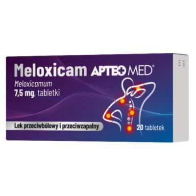 Meloxicam Apteo Med 7,5 mg, 20 tabletek