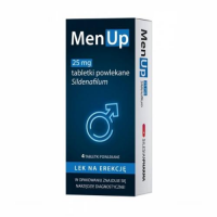 MenUp 25 mg, 4 tabletki powlekane  KRÓTKA DATA 31.05.2026