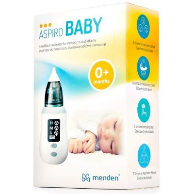 MERIDEN Aspiro Baby Elektryczny aspirator do nosa i ucha