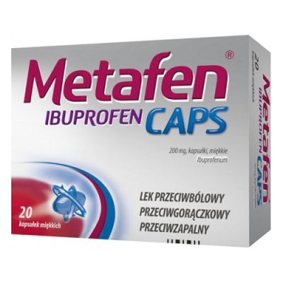METAFEN Ibuprofen Caps 200 mg 20 kapsułek