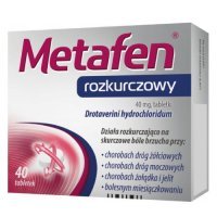 METAFEN rozkurczowy 40 mg 40 tabletek