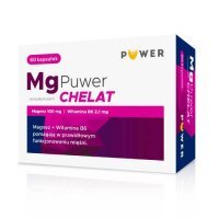 Mg Puwer Chelat, 60 kaps.