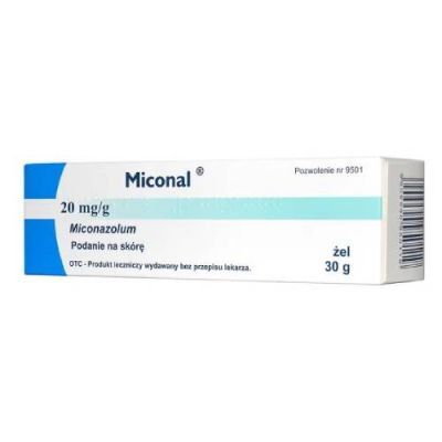 MICONAL 20 mg/g żel 30 g