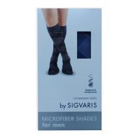 MICROFIBER SHADES Skarpety kompresyjne dla mężczyzn rozmiar 45-48 royal blue romby, 1 para