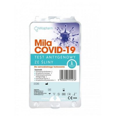 MILA COVID-19 Szybki test antygenowy Wymaz ze śliny