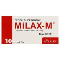 MILAX-M Czopki glicerolowe dla dzieci, 10 szt.