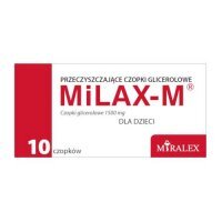 MILAX-M Czopki glicerolowe dla dzieci 10 sztuk