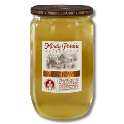 Miody Polskie Miód akacjowy, 950g