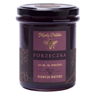 Miody Polskie Sok i Miód Esencja Natury Porzeczka, 250g