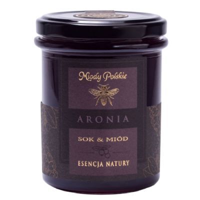 Miody Polskie Sok & Miód Esencja Natury Aronia, 250g