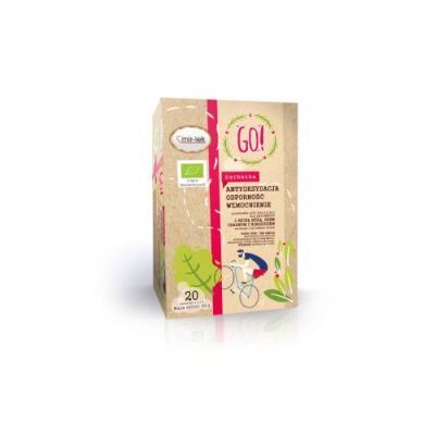 MIR-LEK GO! Herbatka Antyoksydacja Odporność Wzmocnienie, 20 sasz. x 2,5 g