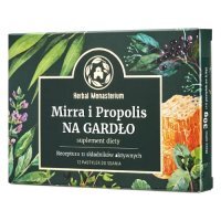MIRRA I PROPOLIS NA GARDŁO 12 pastylek do ssania