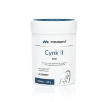 MITOPHARMA Cynk II MSE 120 tabletek Dr. Enzmann