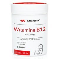 MITOPHARMA Witamina B12 MSE 250 ug 120 kapsułek  Dr. Enzmann