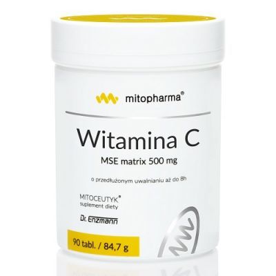 MITOPHARMA Witamina C MSE matrix 500 mg  90 tabletek  Dr. Enzmann