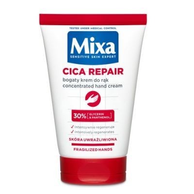 MIXA Cica Repair+ Bogaty krem do rąk, 50 ml