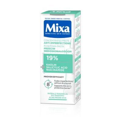 MIXA Skoncentrowana punktowa Pasta przeciw niedoskonałościom, 15 ml