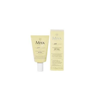 Miya mySPFcream, Nawilżający krem SPF50+ do twarzy, pod oczy i na dekolt, 40 ml