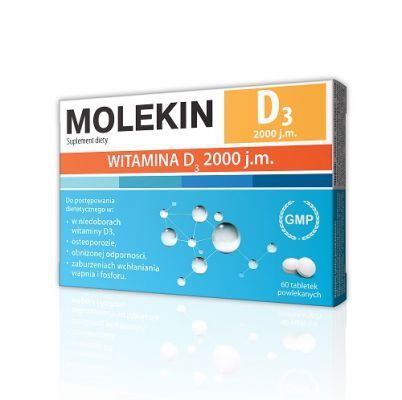 MOLEKIN D3 2000 j.m. 60 tabletek