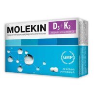 MOLEKIN D3+K2 30 tabletek