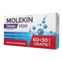 Molekin Osteo 1500 Calcium + D3 + K2, 60+30 tabl.