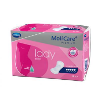 MoliCare Premium Lady Pad 5 kropli Wkłady anatomiczne chłonne, 14 szt.