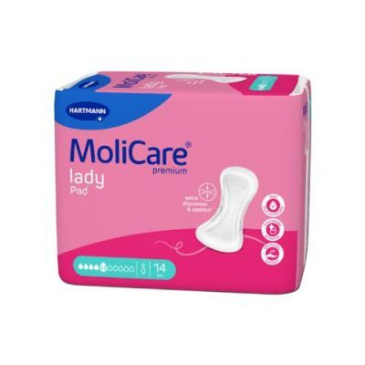 MoliCare Premium Lady Pad Wkładki dla kobiet 4.5 kropli, 14 szt.