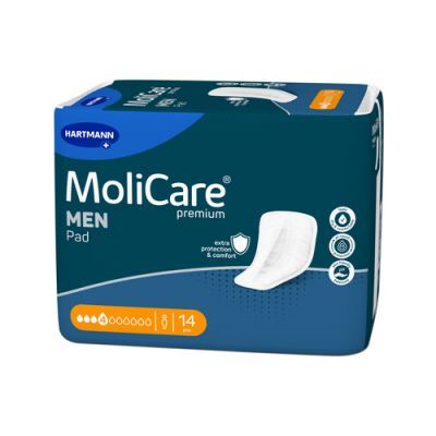 MoliCare Premium MEN Wkłady anatomiczne chłonne 4 krople, 14 szt.