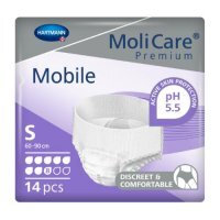 MoliCare Premium Mobile Majtki chłonne 8K rozmiar S, 14szt.