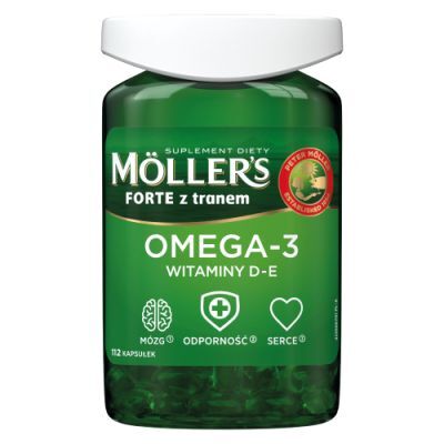 MOLLERS FORTE Z TRANEM 112 kapsułek, odporność