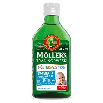 Mollers Mój Pierwszy Tran Norweski, 250ml  KRÓTKA DATA 31.12.2024