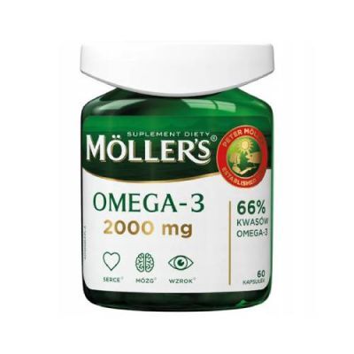 Mollers Omega-3 2000 mg, 60 kaps.