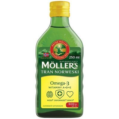 MOLLERS tran norweski aromat cytrynowy 250 ml