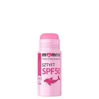 MOMME Różowy sztyft przeciwsłoneczny SPF 50, 10 g