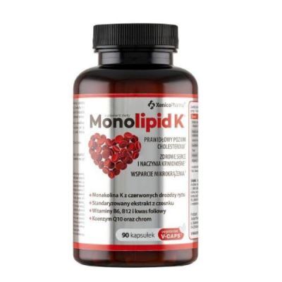 MONOLIPID K 90 kapsułek wegetariańskich