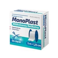 MonoPlast Przylepiec włókninowy delikatny 5m x 1,25cm, 1 szt.