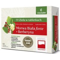 MORWA BIAŁA FORTE + BERBERYNA 60 tabletek COLFARM