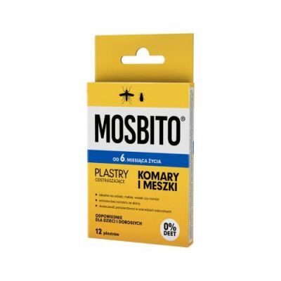 MOSBITO plastry odstraszające komary 12 sztuk