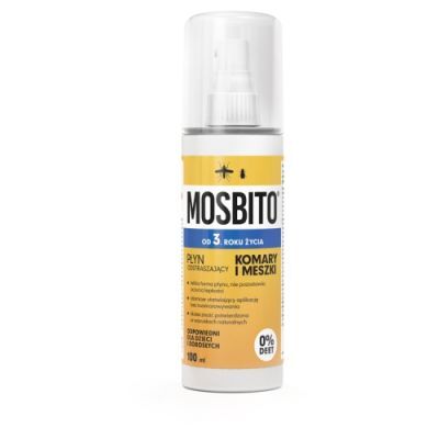MOSBITO Płyn odstraszający komary i meszki - 100 ml