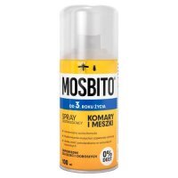 MOSBITO suchy Spray odstraszający komary i meszki 100 ml