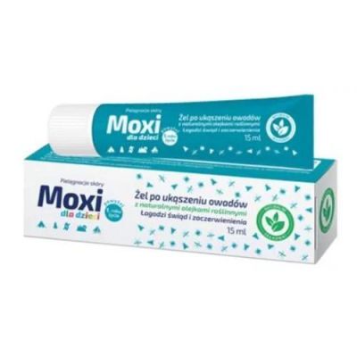 MOXI Żel po ukąszeniu owadów dla dzieci, 15ml