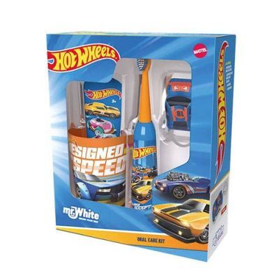 Mr.White Zestaw do higieny jamy ustnej dla dzieci Hot Wheels