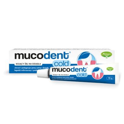 Mucodent Cold Kojący żel na dziąsła, 15 g