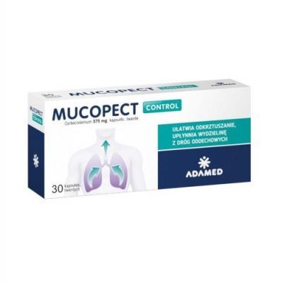 MUCOPECT CONTROL 375 mg 30 kapsułek