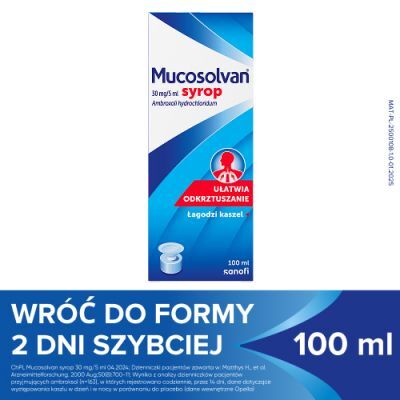 MUCOSOLVAN syrop 30mg/5ml 100 ml