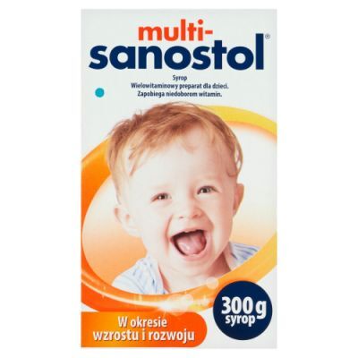 Multi-Sanostol Syrop wielowitaminowy dla dzieci, 300 g