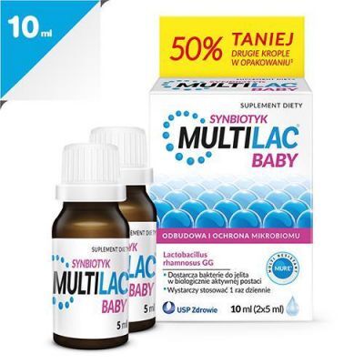 Multilac Baby Krople, 2 but.x 5ml KRÓTKA DATA 28.02.2025